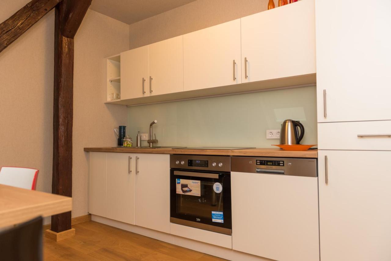 Apartmenthaus Am Dom Junior Suite Mit Parkplatz Zwickau Exterior foto