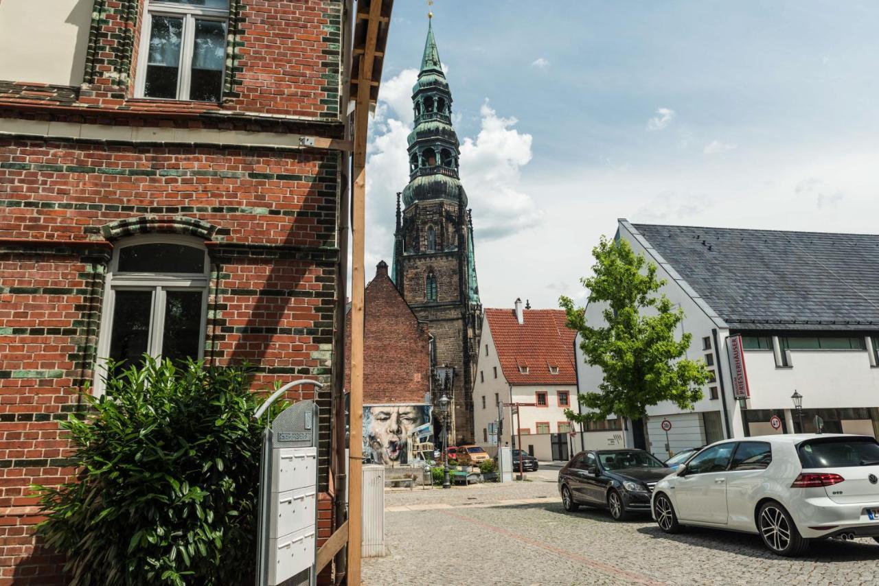 Apartmenthaus Am Dom Junior Suite Mit Parkplatz Zwickau Exterior foto